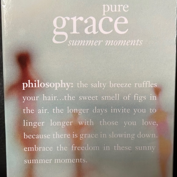 NIB Philosophy Pure Grace Summer Moments 4 oz - Picture 2 of 7